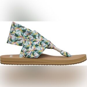 Sanuk Sling Soft Top Solstice Sandals women’s size 10 🆕